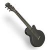 Enya Nova Go Mini Acoustic Guitar, 14-Size Carbon Fiber Mini Guitar Beginner Kit with Guitar Case (Black)