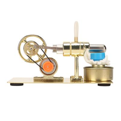 Kit Modelo Motor Stirling Novedoso Interesante Modelo Físico Científico Stirling con Luz LED para