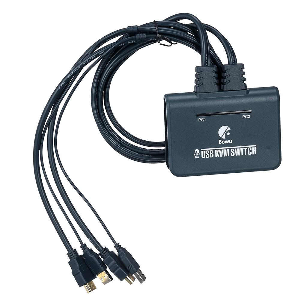 

(SU)2-портовый USB HDMI KVM для контроллера настольной подставки с двумя мониторами