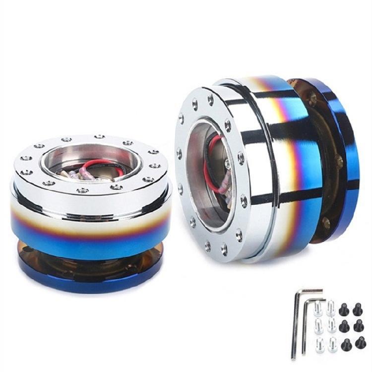 Mecanism Adaptor Bază Suport Volan cu Eliberare Rapidă din Aluminiu Instalare Ușoară Potrivit pentru Entuziaștii Motorsportului