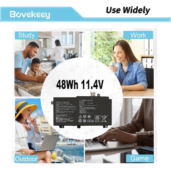 B31N1726 Battery 48WH 11.4V for ASUS TUF Gaming FX504GD FX504GE FX504GM FX505 FX505DT FX505DV FX504 FX504G FX505DU FX505DY FX505GT FX505GE, FX80