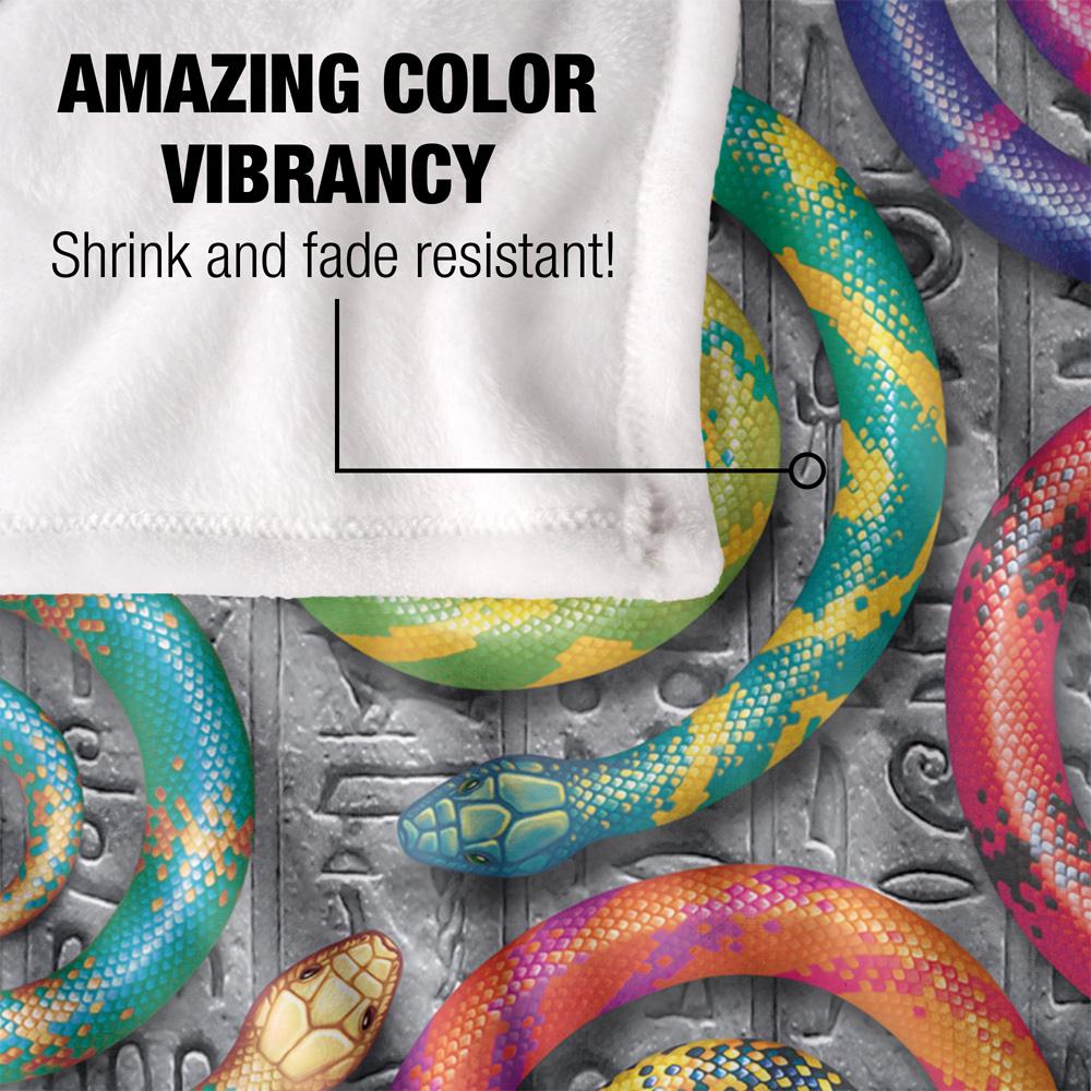 Royce McClure Hisstory Snake Silky Supersoft Blanket