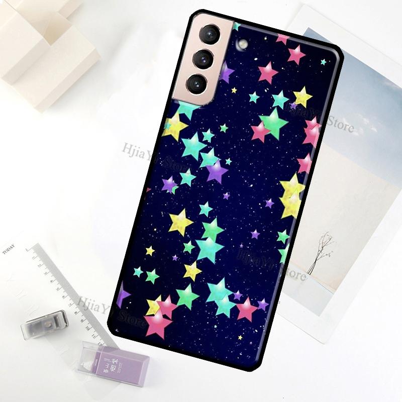 Bright Stars Art Case For Samsung Galaxy S23 Ultra Note 20 10 S9 S10 Plus S20 S21 FE S22 Ultra Phone Cover