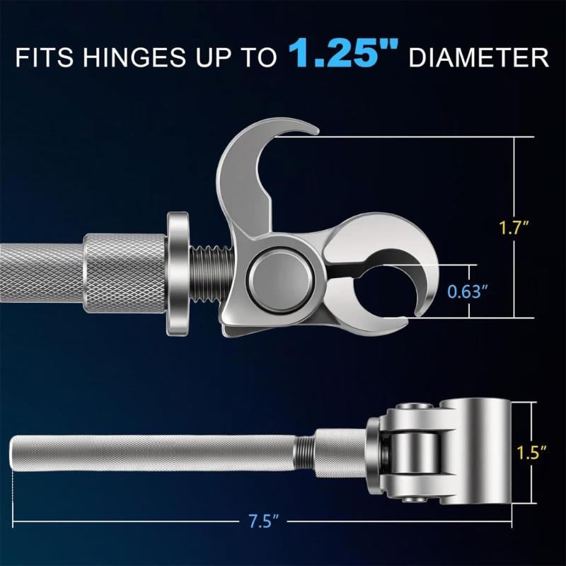 Adjustable Hinges Wrench, Stainless Steel Door Hinge Tool Stainless Steel Construction Door Hinge Adjustment Tool