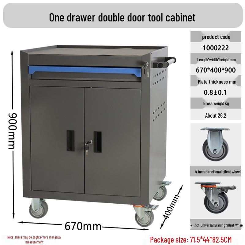 Heavy-Duty Tool Cart for Workshop and Auto Repair