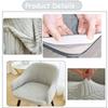 Universal Elastic Chair Cover Large Leaf Pattern High Armchair Chairs Protector Dinning Chair Cover For Living Room El Home