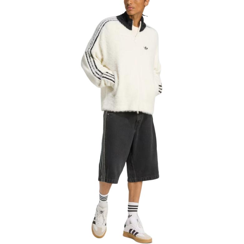 Adidas Originale FW25 Minimalistisch Bequem Weich Locker Reißverschluss Warme Jacke Herrenjacke KR5152