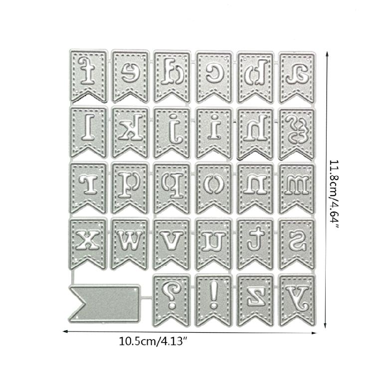 Metal Cutting Die 3D Alphabet Cutting Dies for DIY Scrapbooking Photo Decor