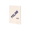 Cahier collé A4 - MILAN - Papier ligné - 48 feuilles - 95 g/m² - Micro-perforé - Couverture souple - Beige - 297x210 mm