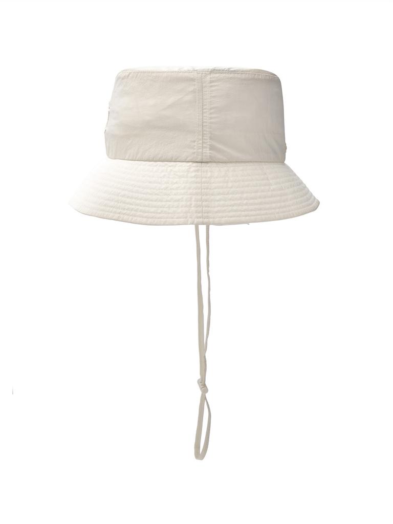 Emelbi Gorpcore Lightweight Nylon Safari Bucket Hat Ny (Cream)