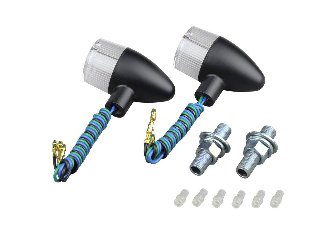 

POSH 095499-06 Motorcycle Goods, Classical Turn Signals, Cannon Type