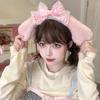 Accesorios para el Cabello de Cinnamoroll Diadema de Perro Linda Diadema de Peluche de Dibujos Animados Diadema Lindo de Lazo para Cosplay Celebridad de Internet