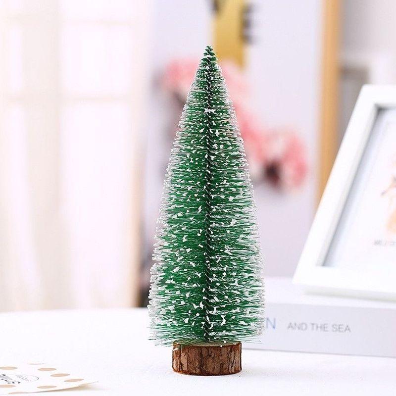 Christmas micro landscape mini luminous small house tabletop ornament Christmas tree ornament children's small gift