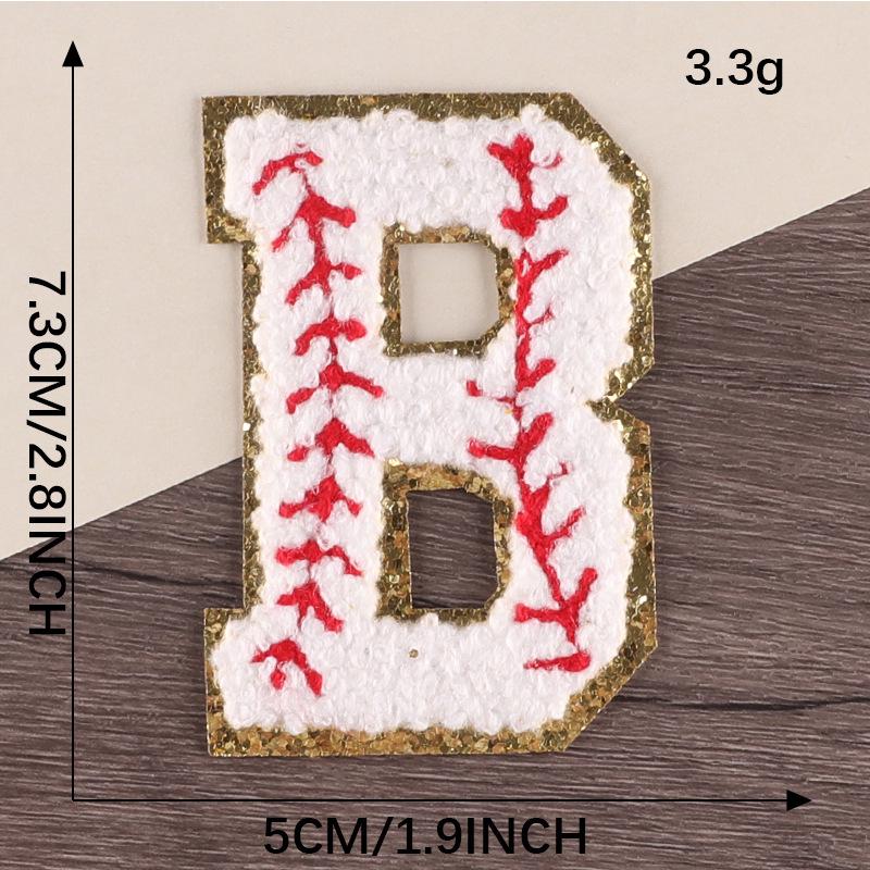 Gold Edge Chenille Smiley Face Embroidered Patch Badge