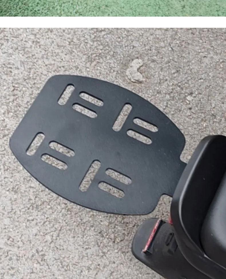 Porte-bagages Arrière Universel pour Véhicule Électrique - Support de Montage pour Coffre Arrière de Scooter
