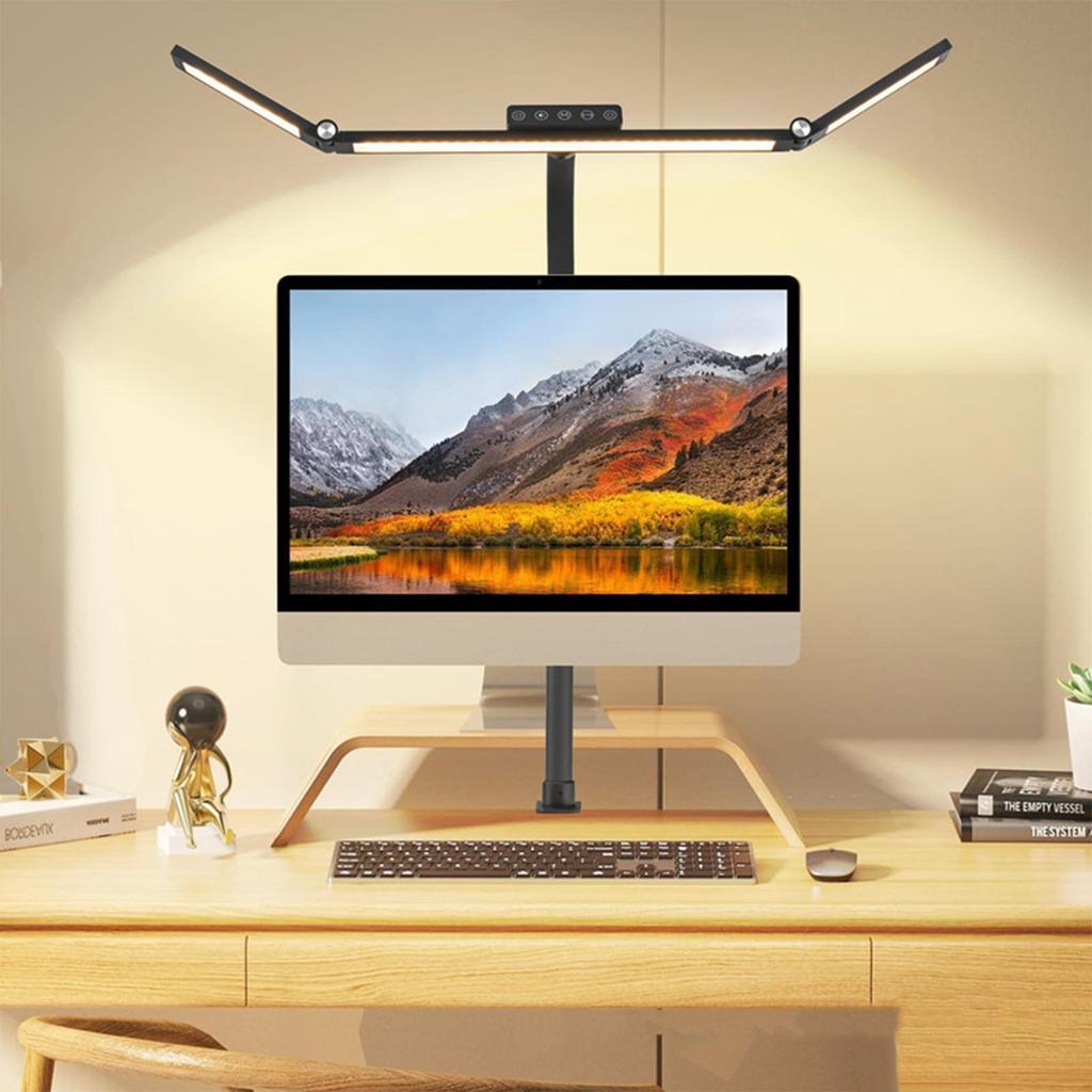 Eye protection desk lamp desktop folding LED desk lamp gooseneck clip study reading lamp
