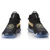 Li Ning WOW 7 Slip Resistant Abrasion Resistant Low top Basketball Shoes Men's Black Gold ABAN079-7