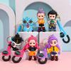 KPOP Demon Hunters Keychain, Tiger Character PVC Figure Keychain, Cute Harajuku Style Key Ring for Kids & Fans Halloween Gift