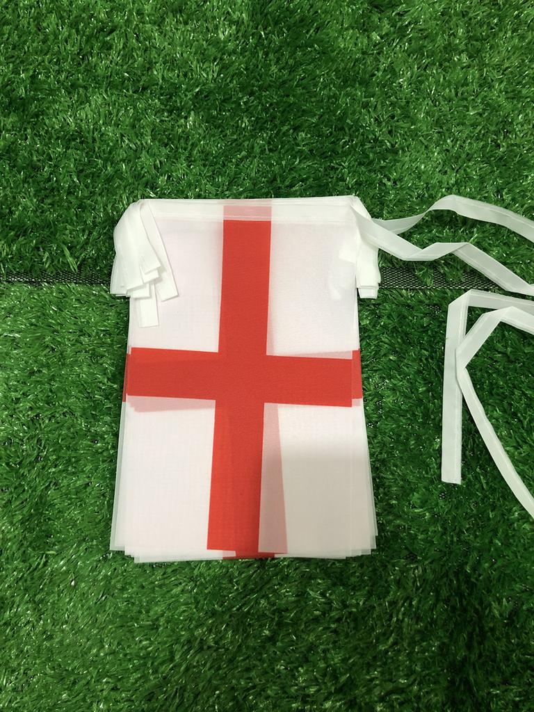 (SKY FLAG)14x21cm England bunting flags 20pcs/package polyester Pennant England String Banner Buntings Festival Party Holiday
