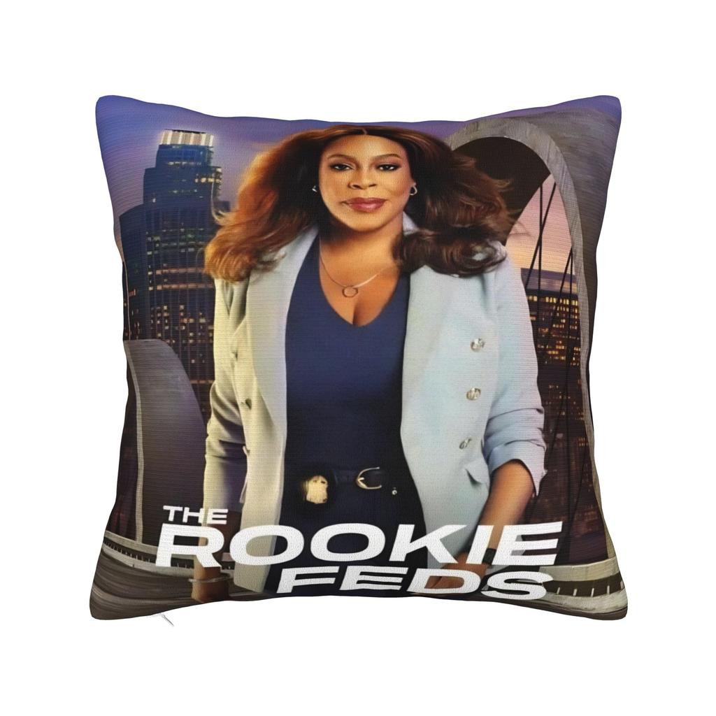 Federe decorative Accessori serie TV The Rookie Custodia Cuscino da divano Copricuscino Quadrato Multi-taglia