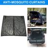 Car Anti-mosquito Curtains And Sunshade Magnetic Self-driving Tour Equipment Trunk Ventilation And Insect-proof Mesh Accessories