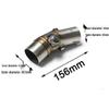 Stainless Steel Mid-Pipe Exhaust for Kawasaki ER6N Ninja 650 Versys 650