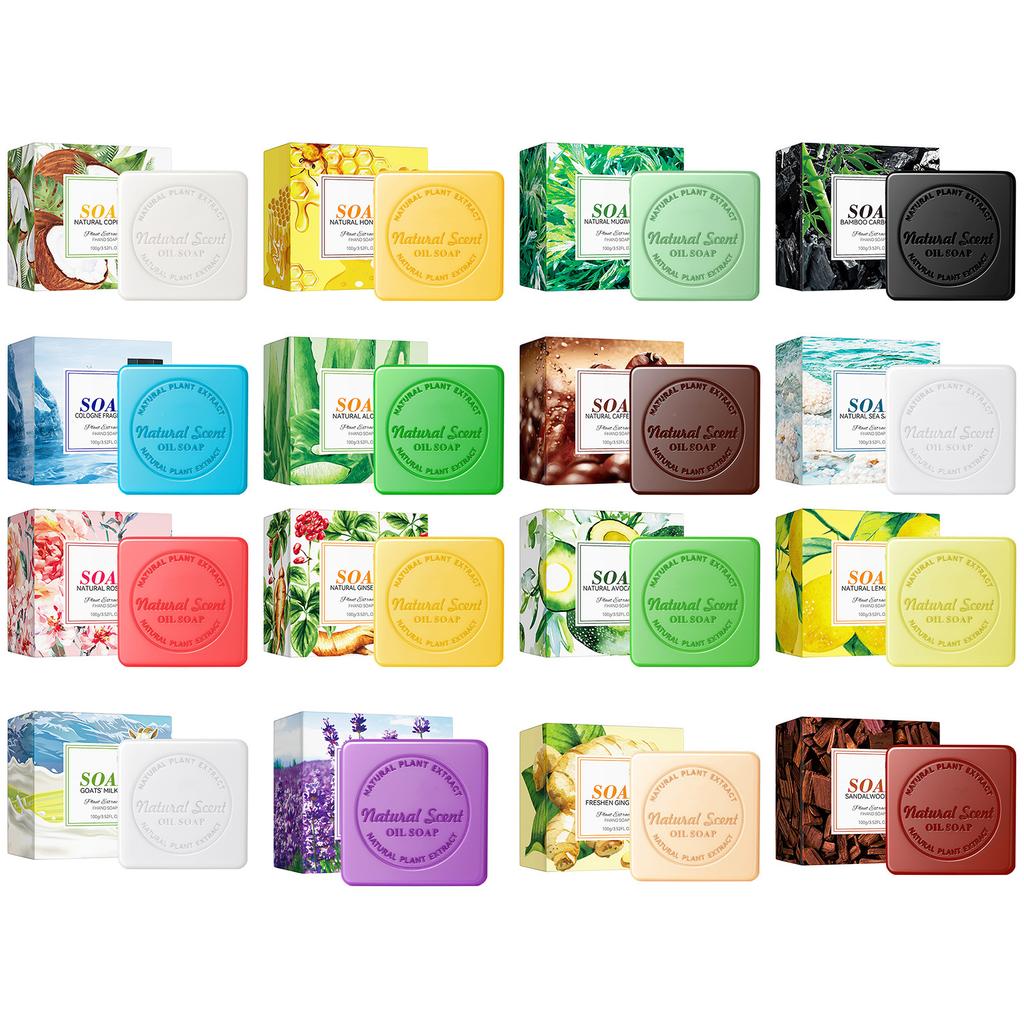 Handmade Essential Soap with Plant Extracts Rich Creamy Lather Fragrance | Moisturizing Body Wash Bar for Men and Women