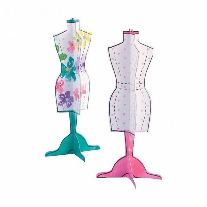 Unique Party Paper Decoration (Pack of 2) One Size blanc/rose