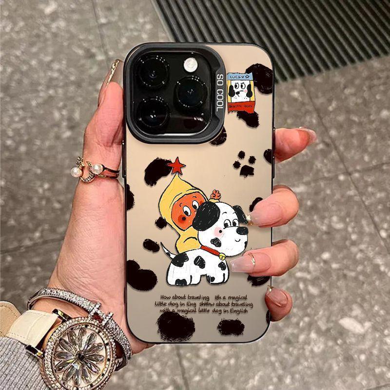 Premium Full Coverage Silicone Phone Case IPhone 16 Pro Max 15 With Cute Dalmatian Design Shockproof Protection iPhone 16e