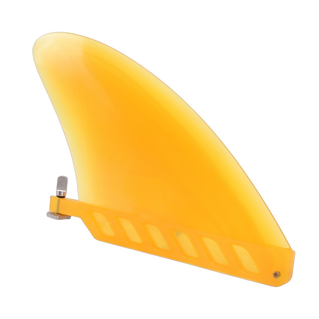 4.6 Inch Surfboard Fin Flexible Bendable TPU Paddleboard Fin Tail Rudder Screw Locking Structure