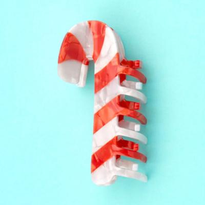 Coucou Suzette kolekcja świąteczna_Klamra do włosów Laska Cukrowa