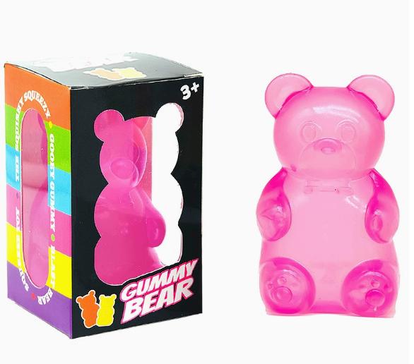 Cute Bear Nee Doh Maltose Squeeze Toy Dough Colorful Sensory Toy Creative New Item Desk Decoration Stress Relief Doll