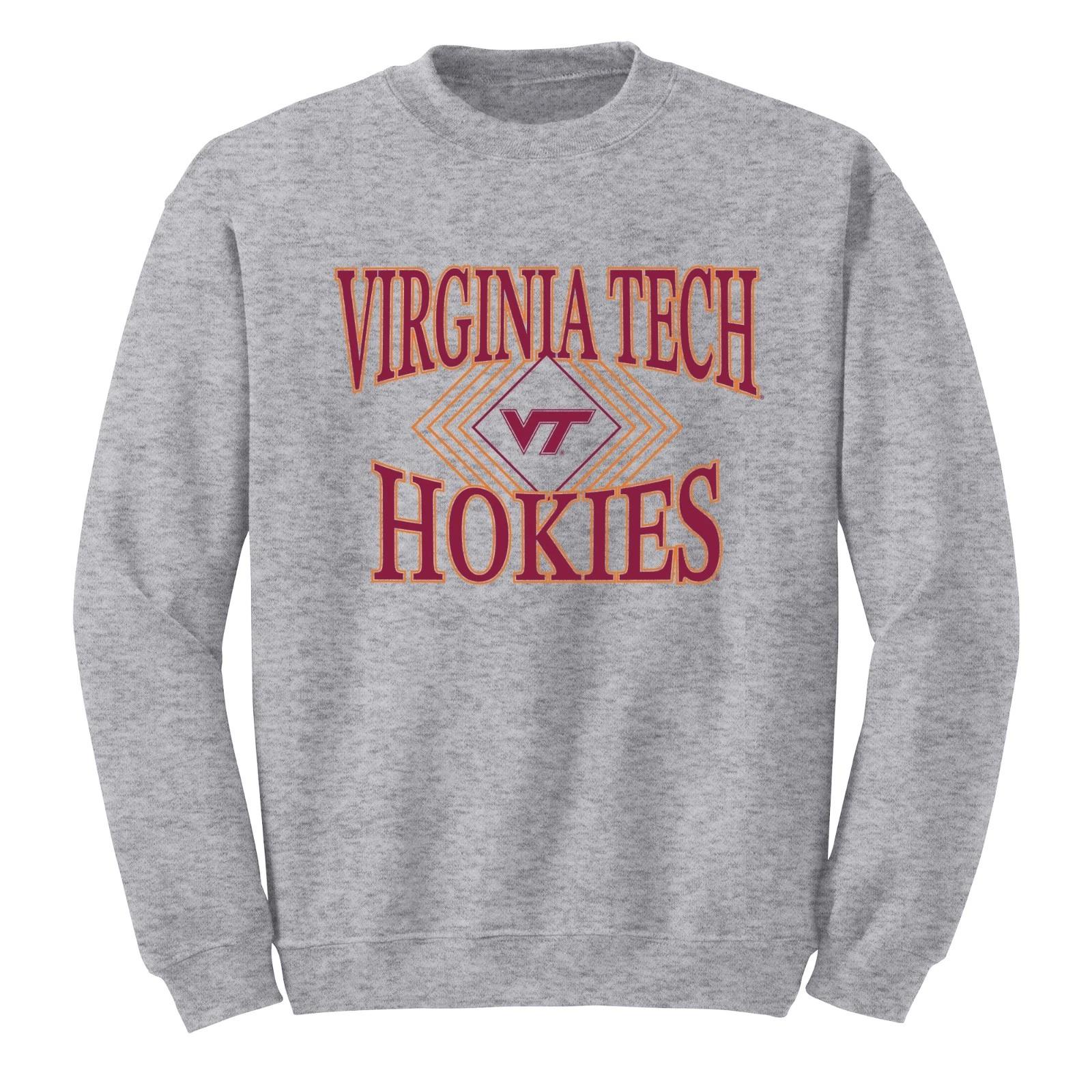 Virginia Tech Diamond Victory JA BTB Fleece Crewneck - Oxford M