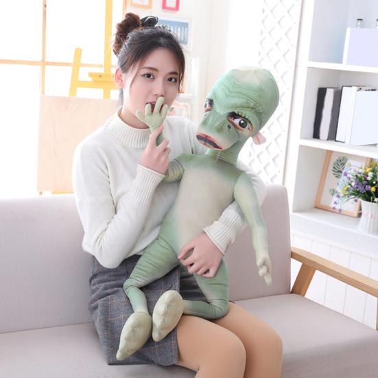 Aliens Plush Toy Fluffy PP Cotton Filling Lovely Doll Plushies Photo Prop Sofa Ornament Huggable Stuffed Pillow Cartoon