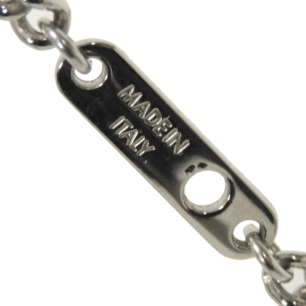 Used LV Logo Locket Pendant, Black Gray, Monogram Eclipse, 12564 Collier Plaque, M63640, 7984 Noir, Men's from Japan