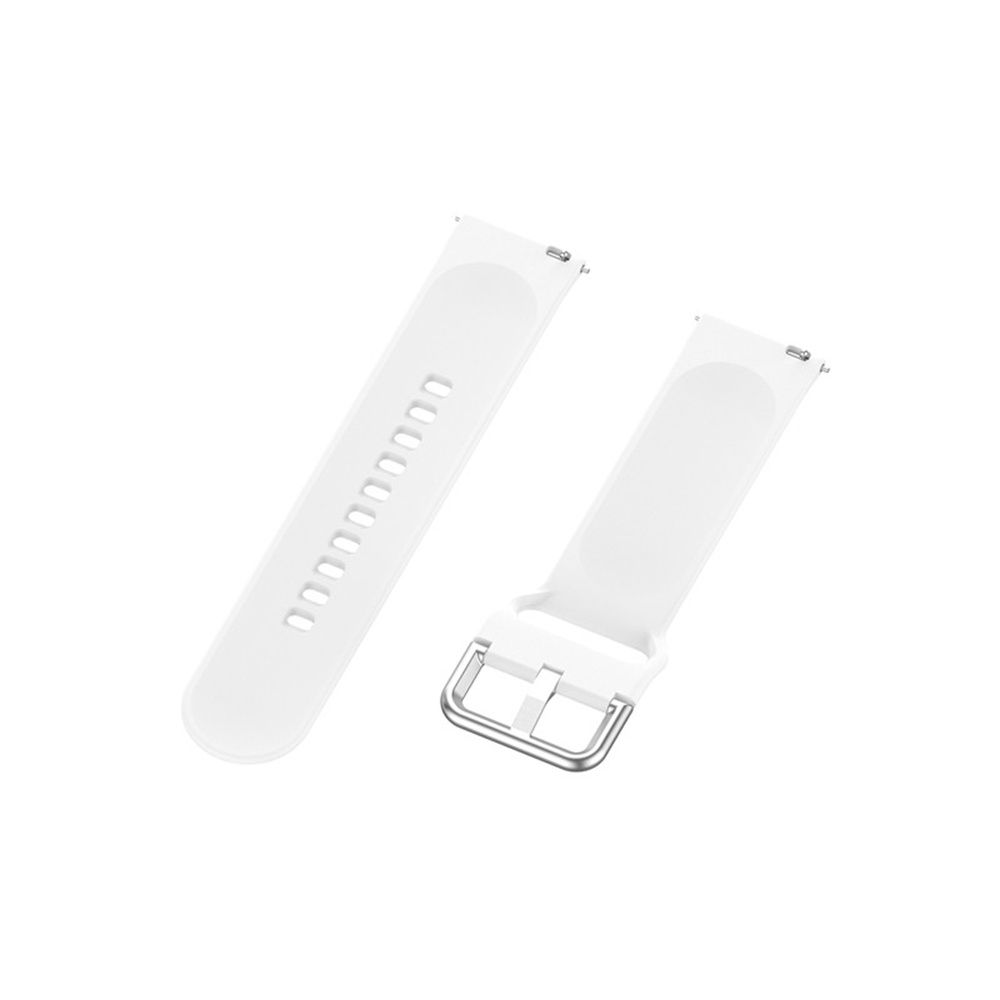 

Fashion Adjustable Replacement Silicone Strap Quick Release Wristband Watch Band Sport Strap белый