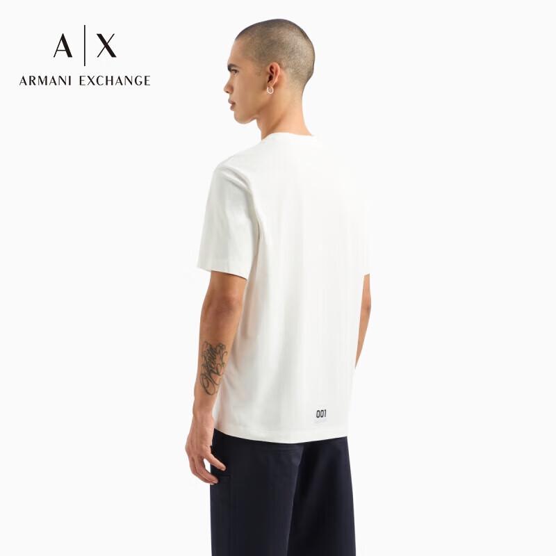 Мужская футболка с вышивкой и круглым вырезом Armani Exchange L