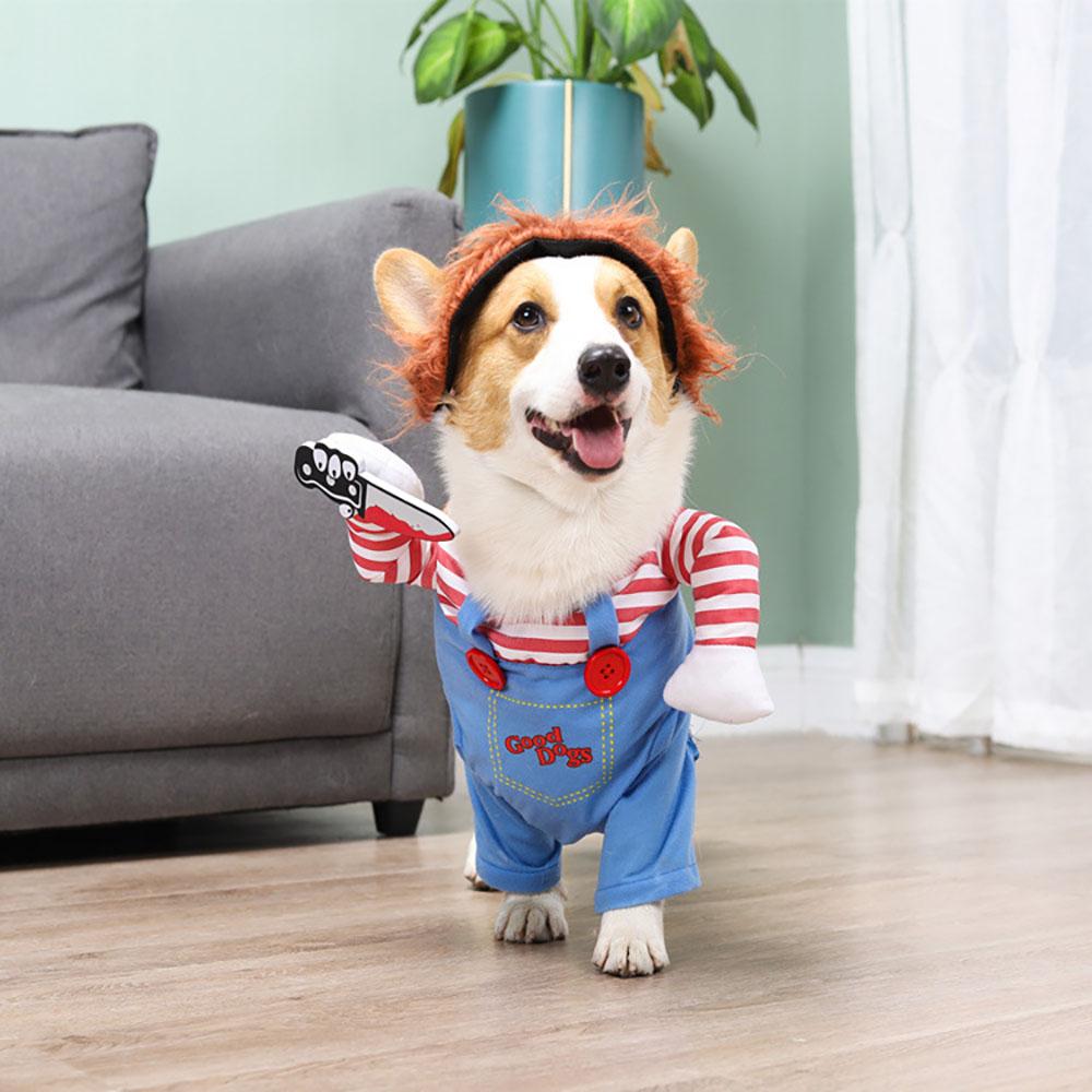 Dog Halloween Costumes, Pet Cosplay Costume With 2 Straps, Breathable All Seasons Universal Party Costume For Small Medium And Large Dogs Party