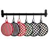 1Pc 18x18cm Round Striped Polka Dot Cotton Insulation Pad Baking Tool Kitchen Cup Table Mat Home Decor