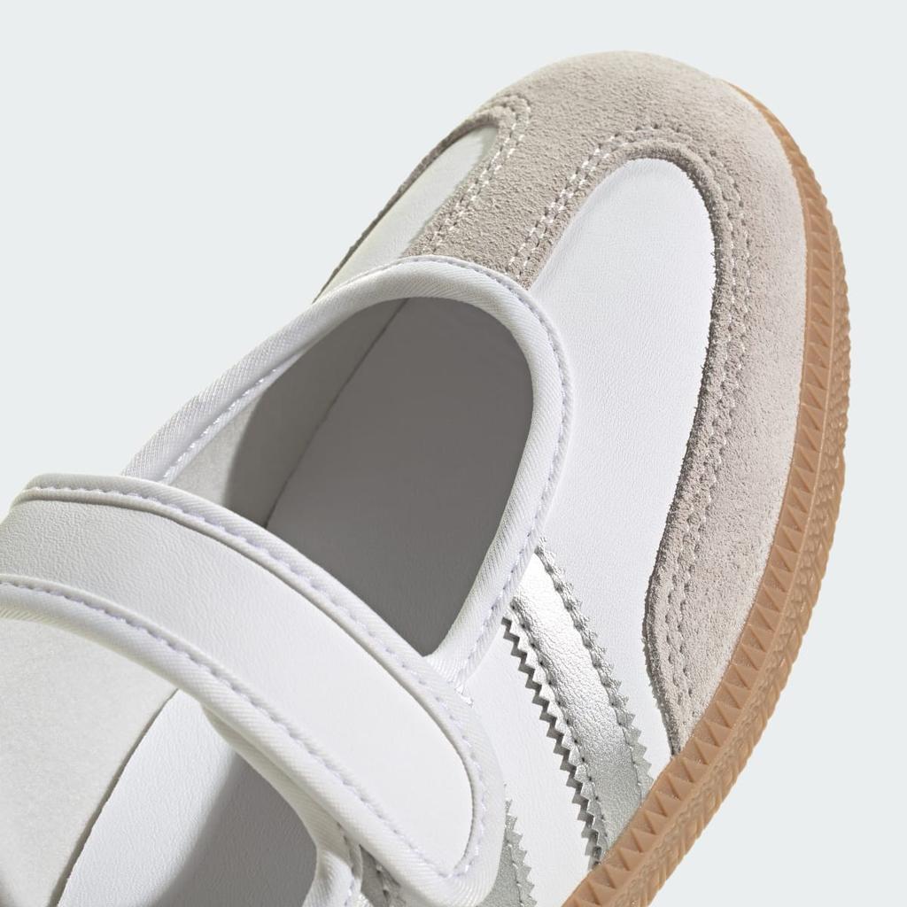 adidas Samba Jane KJ3785 Women's Originals Sneakers Cloud White / Silver Metallic / Gum