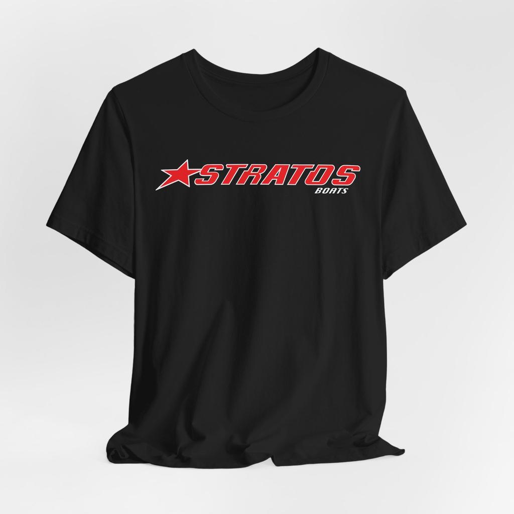 New! Stratos Boats Logo Unisex tshirt Classic American Style S-5XL