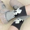 Kitten Socks Women's Mid-Calf Socks Flocked Cartoon Cute Women's Socks