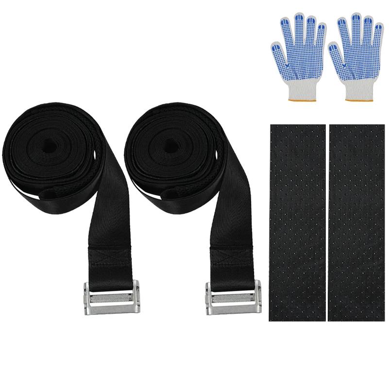 Adjustable Single-user Lifting Straps, Transport Belt for Heavy Bulky Items Home Office Use