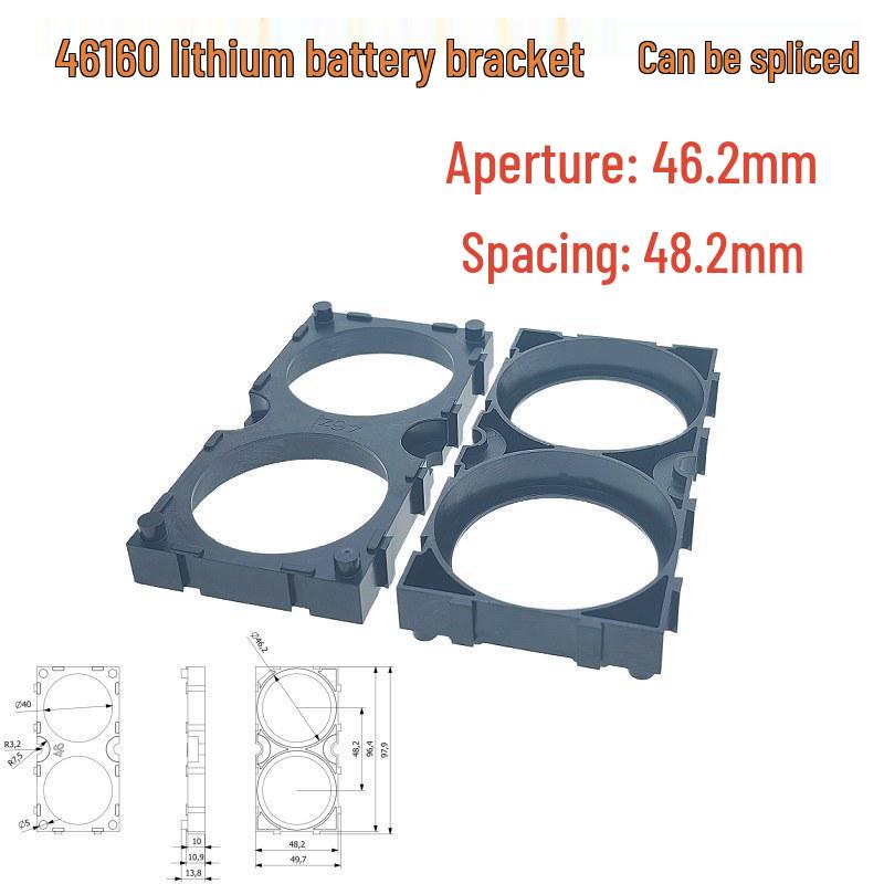 Lithium Battery Pack Holder for 18650/21700/26650/32650 Cells