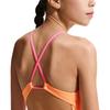 Nike Wavy Texture Cross Strap Solid Fit Swimsuit Kids swimwear IQ7787-649