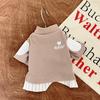 Letter Embroidery Dog Shirt for Small Dogs Autumn Soft Dog Clothes Fashion Puppy Hoodies Cute Warm Cat Pullovers Pet Sweatshirts