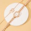 Ladies Trendy Small Sugar Cube Bracelet Watch, Light Luxury Rose Gold Gypsy Star Diamond Set Love Bracelet Set