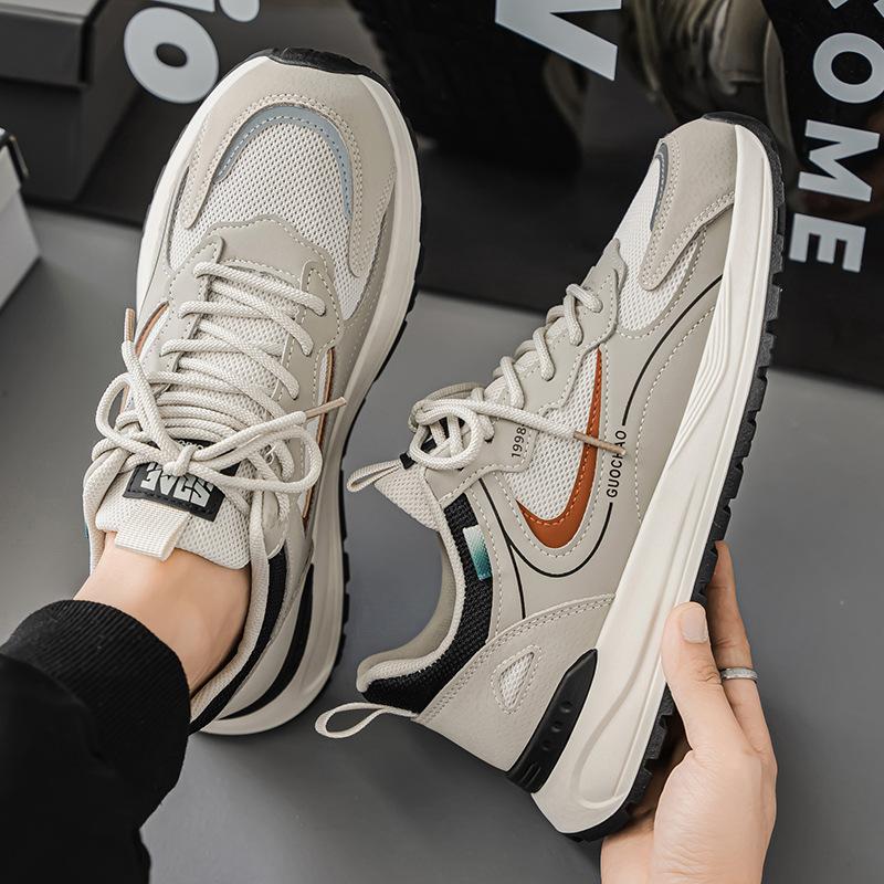 

2025 new summer mesh shoes breathable and versatile personalized thick-soled non-slip and wear-resistant fashion trendy shoes versatile Korean version 44
