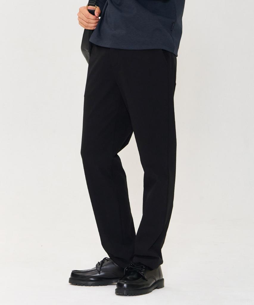 CHASECULT Men'S Stretch Tapered Slacks - Black