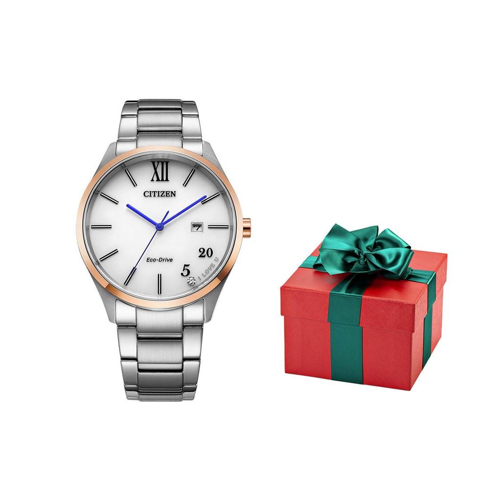 CITIZEN Ecology Drive Collection Solar Movement Stainless Steel Strap Watch Men's Watches White Dial BM7356-80A